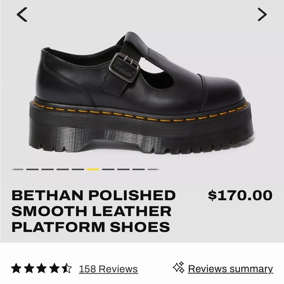 NEW Dr Martens Bethan Platform Mary Janes - Picture 6 of 15